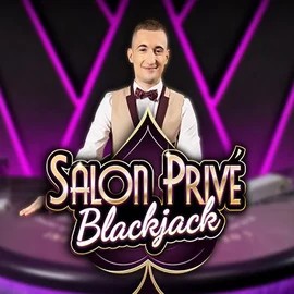 Blackjack Salon Privé logo by Ezugi Priced Up Casino