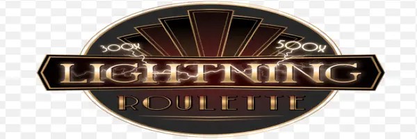 Lightning Roulette slot logo by Evolution at Priced Up Casino