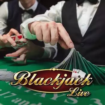 Live Blackjack by Evolution, showcased at priced-upcasino.uk.com – game logo