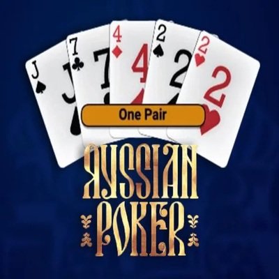 Russian Poker game by OneTouch Games – logo hosted on Priced Up Casino