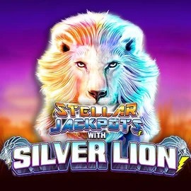 Try Stellar Jackpots with Silver Lion slot by Lightning Box Game on priced-upcasino.uk.com – logo image